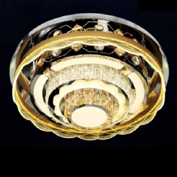 NC 037: Đèn áp trần LED  - KT: Ø600mm x H200mm - Đèn LED đổi 3 màu - Remote