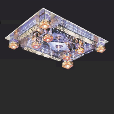 NC 088: Đèn áp trần chữ nhật LED - KT: KT:L900mm x W700mm - Đèn LED đổi màu - Remote