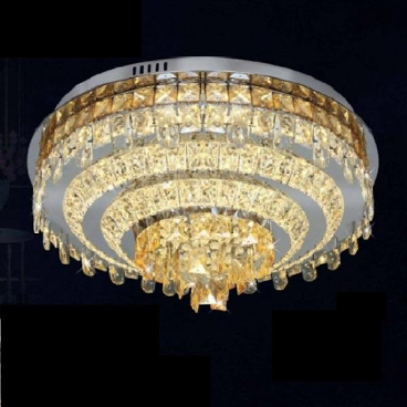 NC 2043: Đèn áp trần LED - KT: Ø600mm x H330mm - Đèn LED đổi 3 màu - Remote