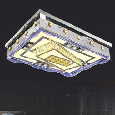 NC 224: Đèn áp trần chữ nhật  LED - KT:  L750mm x W550mm x H180mm - Đèn LED đổi màu - Remote