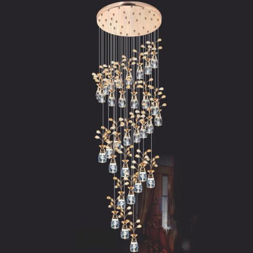 NV -  NC 307/32 Đèn thả dây - KT: Ø600mm  x H2700mm - Đèn LED ánh sáng vàng