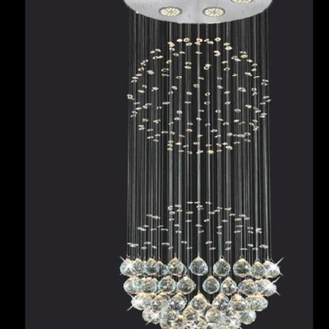 NC 4006: Đèn thả dây hạt Phale - 84 hạt Phale - KT: Ø400mm x H1000mm - Đèn LED 3W*5 bóng đổi 3 màu