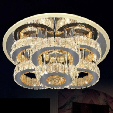 NC 320: Đèn áp trần - KT: Ø600mm x H220mm - Đèn LED đổi 3 màu - Remote