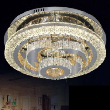 NC 802: Đèn áp trần  - KT: Ø600mm*H220mm - Đèn LED đổi 3 màu - Remote