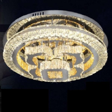 NC 803: Đèn áp trần  - KT: Ø600mm*H200mm - Đèn LED đổi 3 màu - Remote