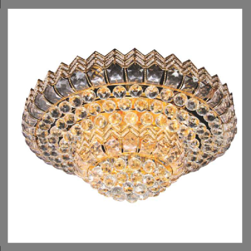 NC 90927A: Đèn áp trần Phale, 154 Hạt Phale, có motor xoay - KT: Ø800mm x H380mm - Bóng đèn chân E14 x 15 bóng  - Remote