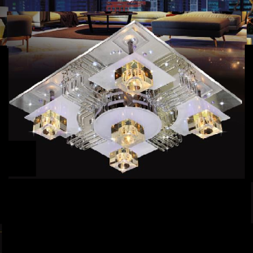 NC 9119: Đèn áp trần vuông  - KT: 500mm x 500mm x H150mm - Đèn LED đổi màu - Remote