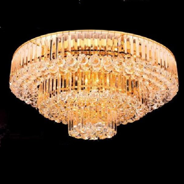 NC 1035B: Đèn áp trần Phale, 228 Hạt Phale - KT: Ø800mm x H300mm - Đèn LED + Đèn chân E14 x 13 bóng - Remote