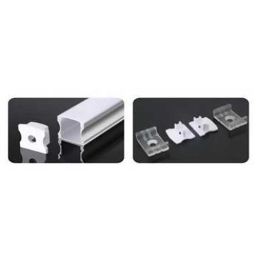 NST - AB1714 - Nẹp nhôm, linh kiện dùng cho LED dây trong nhà