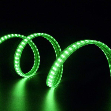 NST120G - Đèn LED dây ngoài trời 2 hàng bóng - ánh sáng màu xanh lục - NANOCO