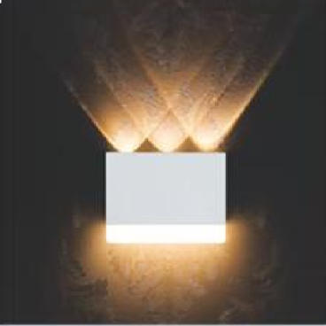 NV  980A: Đèn gắn tường LED - KT: L140mm x H105mm - Đèn LED 6W ánh sáng vàng