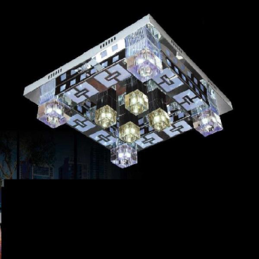 NC 6023A:  Đèn áp trần LED - KT: 500mm x 500mm x H150 - Đèn LED đổi  3 màu - Remote