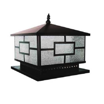 NVT - 102: Đèn gắn đầu trụ - KT: 400mm x 400mm x H440mm - Bóng đèn E27 x 1