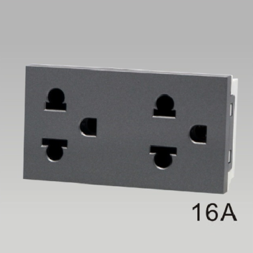 A66X-66020: Ổ cắm đôi 3 chấu