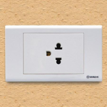 Ổ cắm đơn 3 chấu_S18UE SINO