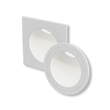 PALLAS - 3W : ĐÈN ÂM BẬC CẦU THANG TRÒN/VUÔNG LED 3W - ÁNH SÁNG VÀNG