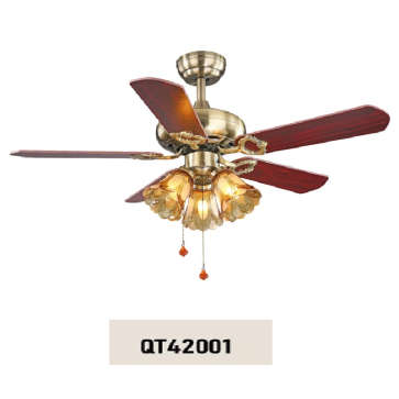 QT42001: Quạt trần có đèn 5 cánh thẳng