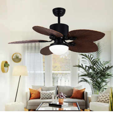 QT4808: Quạt trần có đèn 5 cánh thẳng