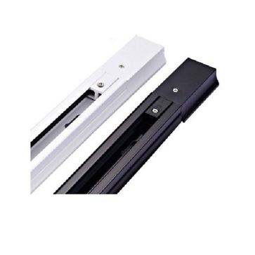 RAIL - 2-10-W88/B88: Thanh ray gắn đèn rọi màu trắng/màu đen - KT: 1000mm/thanh