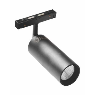 RNC-23: Đèn rọi ray Nam châm LED COB 24W - KT: Ø68mm x H155mm - 1 chế độ ánh sáng (trắng /vàng)