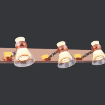 S 878/3: LED 15W(trắng/vàng)- L460*W150*H100mm