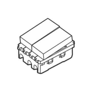 S18HM/2- Contac đôi  cỡ trung 2 chiều 16A