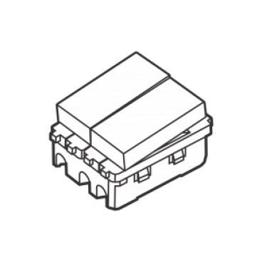S18HM/2- Contac đôi  cỡ trung 2 chiều 16A
