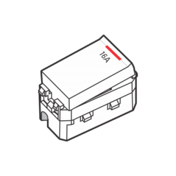 S18HMD/NS - Contac 2 cực có đèn báo 16A