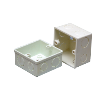 S3157H: Đế âm chống cháy ( cao) dùng cho các mặt ổ căm vuông (Sino) - KT: 82.5x82.5xH51.5mm