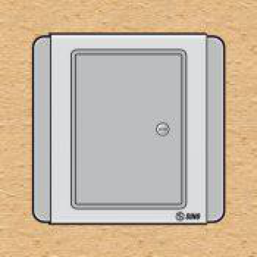 S66DGM1- Contac đơn 2 chiều phím lớn có dạ quang 10A