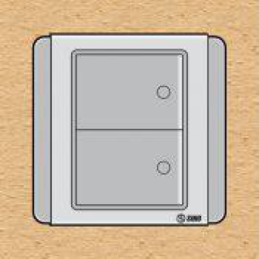 S66DGM2A- Contac đôi 2 chiều phím lớn 10A