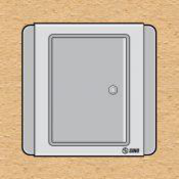 S66DGN1- Contac đơn 1 chiều phím lớn có đèn LED xanh 10A