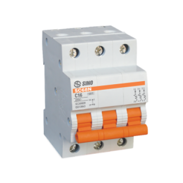 SC68N/C3040 : CB 3P ( 3 cực) 40A, 6kA,  415VAC