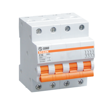 SC68N/C4010: CB 4P ( 4 cực)10A, 6kA, 415VCA