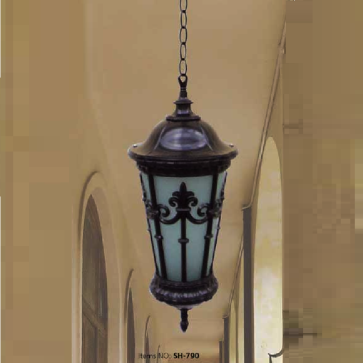 SH - 790: Đèn thả đơn - KT: Ø200mm x H1100mm - Bóng đèn E27 x 1 bóng