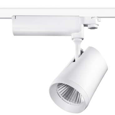Siri Track Light: Đèn rọi thanh rây 20W, KT: Ø100x142mm - Ánh sáng vàng/trung tính