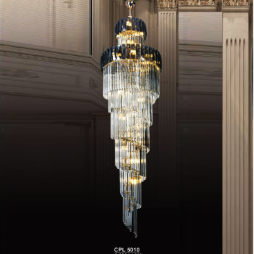 SN -  CPL  5010: Đèn thả phale - KT: Ø500mm  x H1800mm - Đèn chân E14 x 20 bóng