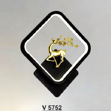 SN - V 5752: Đèn gắn tường LED  - KT: Ø240mm x H290mm - Bóng đèn LED