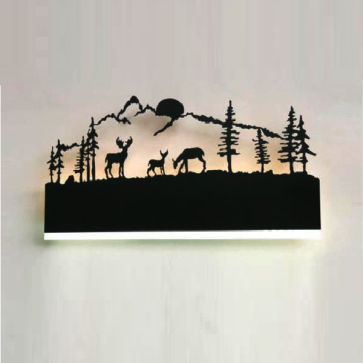 SN - V 6470: Đèn gắn tường LED - KT: Ø380mm x H220mm - Đèn LED 25W