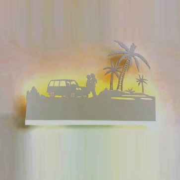 SN - V 6471: Đèn gắn tường LED - KT: Ø380mm x H220mm - Đèn LED 25 W