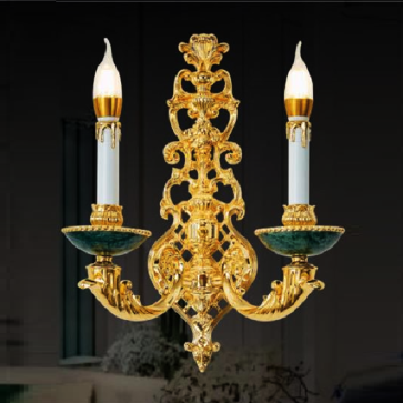 SN - VN 8132/2: Đèn vách nến đôi - KT: 300mm x H450mm - Đèn chân E14 x 2 bóng