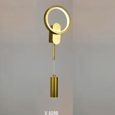 SN - V 8250: Đèn vách LED - KT: Ø160mm x H470mm - Đèn LED 48W đổi 3 màu