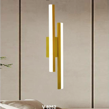 SN - V 8252: Đèn vách thanh LED - KT: Ø80mm x H500mm - Đèn LED 36W đổi 3 màu