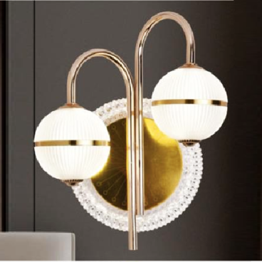 SN - V 8265/2: Đèn vách  LED  đôi - KT: Ø200mm x H270mm - Đèn LED 28W ánh sáng vàng