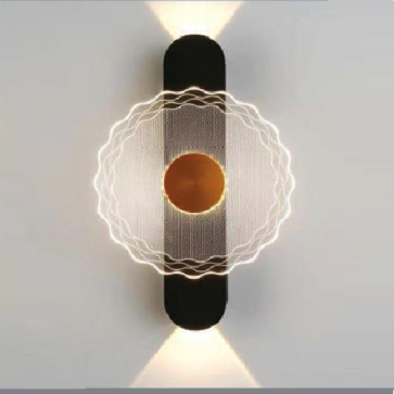 SN - V 8451: Đèn gắn tường LED - KT: Ø200mm x H300mm - Đèn LED  10W ánh sáng vàng