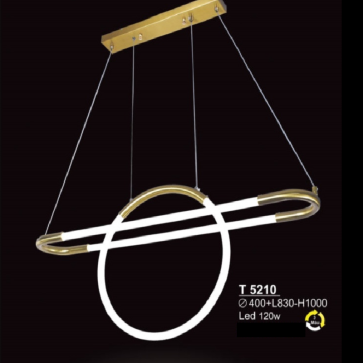 SN - T 5210: Đèn thả LED - KT: Ø400mm x L830mm x H1000mm  - Đèn LED đổi 3 màu