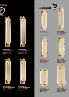 CATALOGUE ĐÈN SLISTER - 2024 - CUỐN A