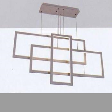 EU - T 6181: Đèn thả 3 vòng - KT: L1030mmx W180mm x H1200mm - Đèn LED 90W ánh sáng vàng