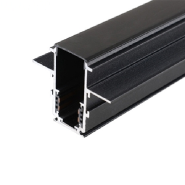 RNC-RAYA -2 - D: Thanh ray lắp âm đèn rọi ray nam châm - KT: L2000mm x W32mm x H47mm - Lỗ khoét: Ø32mm