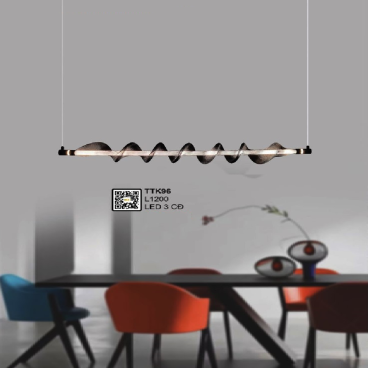 35 - TTK96: Đèn thả ngang LED - KT: L1200mm - Đèn LED đổi 3 màu